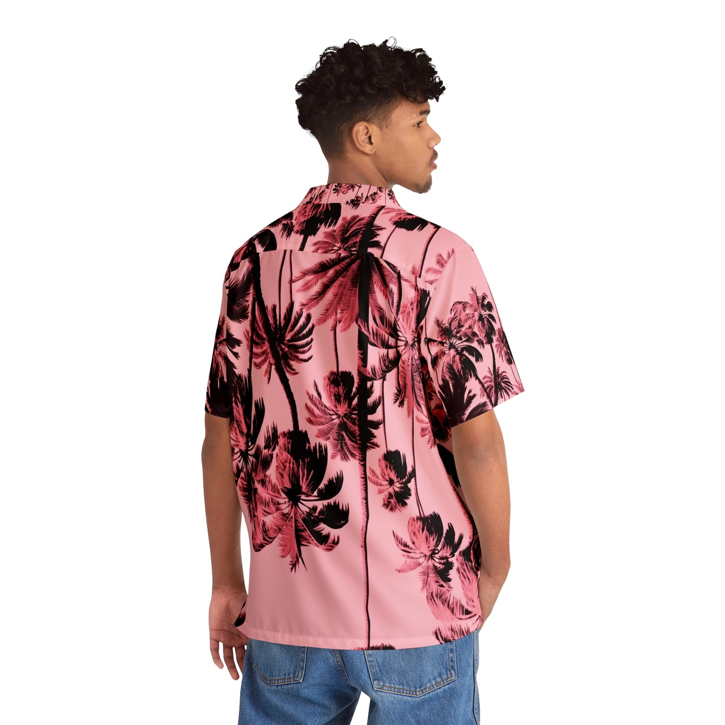 EzPanda™ Pink Paradise: Men's Hawaiian Shirt