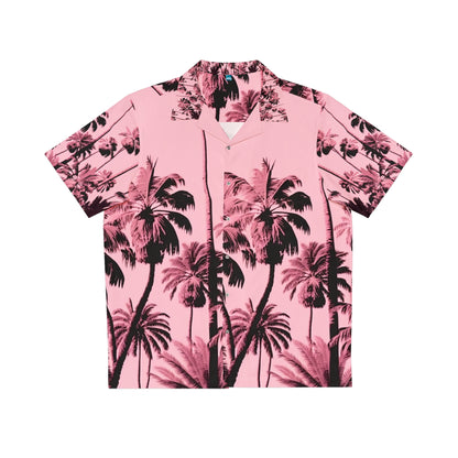 EzPanda™ Pink Paradise: Men's Hawaiian Shirt