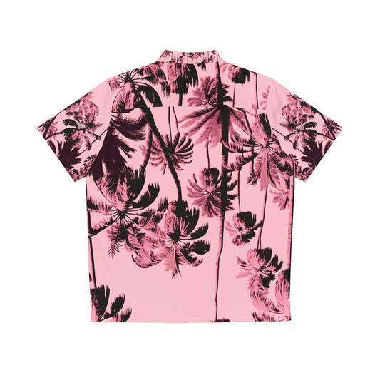 EzPanda™ Pink Paradise: Men's Hawaiian Shirt