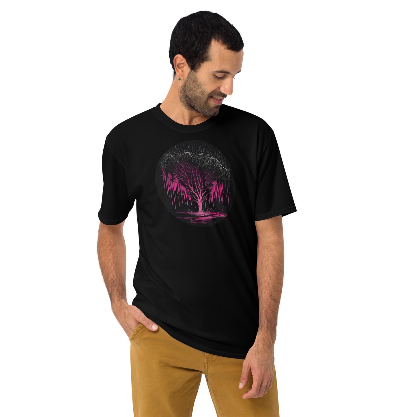 EzPanda™ Neon Jungle Rainfall: Men's Graphic Tee