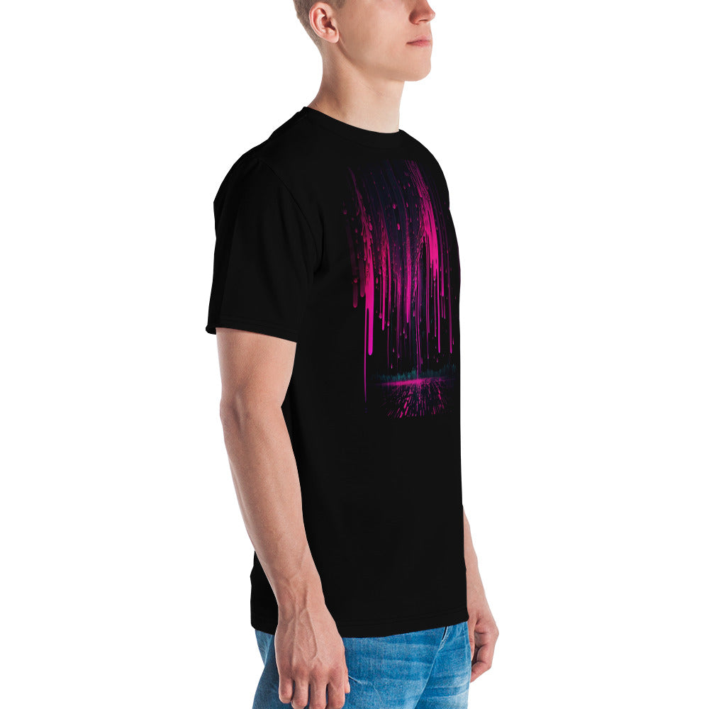 EzPanda™ Neon Rain Spectrum: Men's Graphic Tee