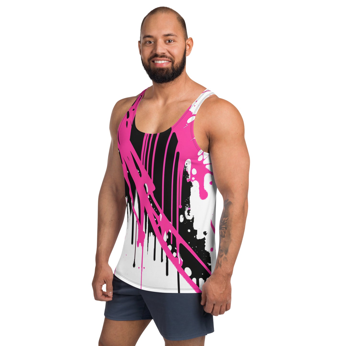 EzPanda™ Neon Splash: Men's Tank Top