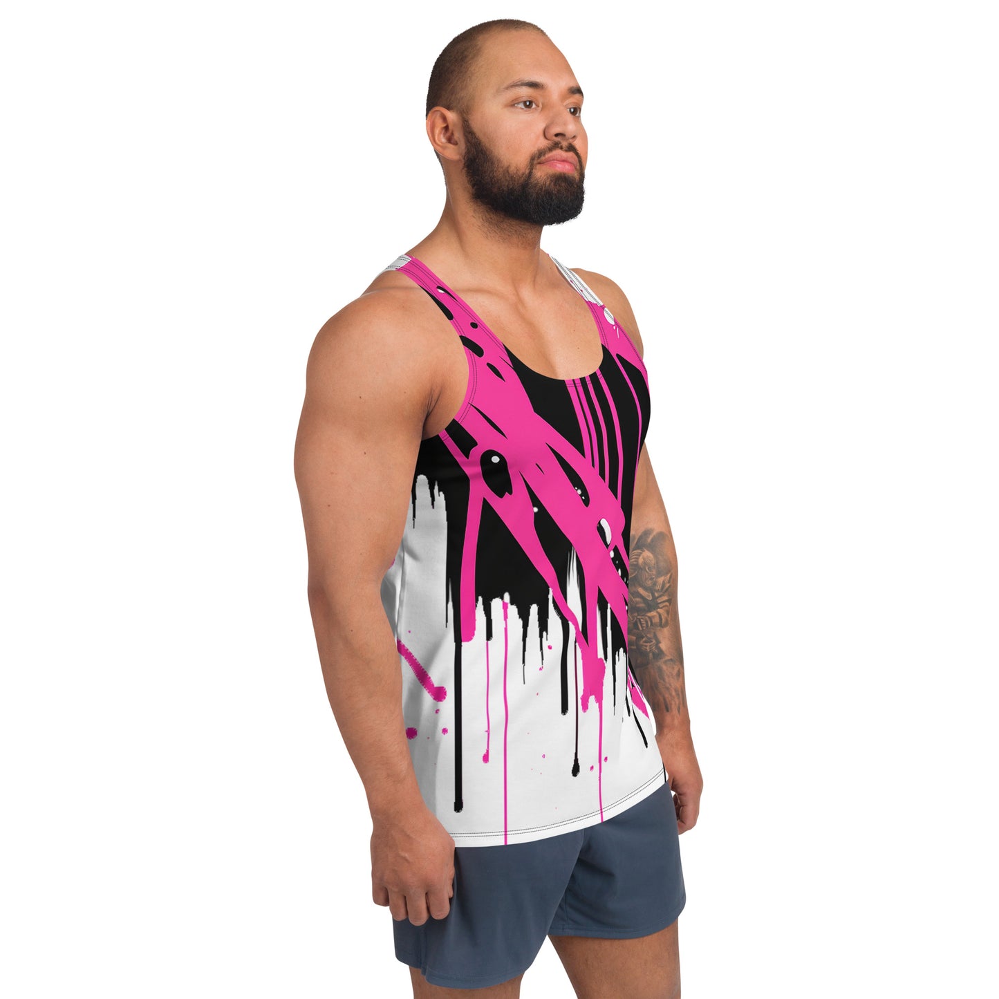 EzPanda™ Neon Splash: Men's Tank Top