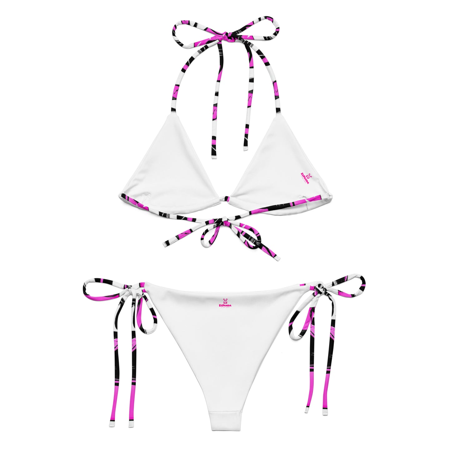 EzPanda™ Neon Bamboo Bliss: Artistic Swimwear