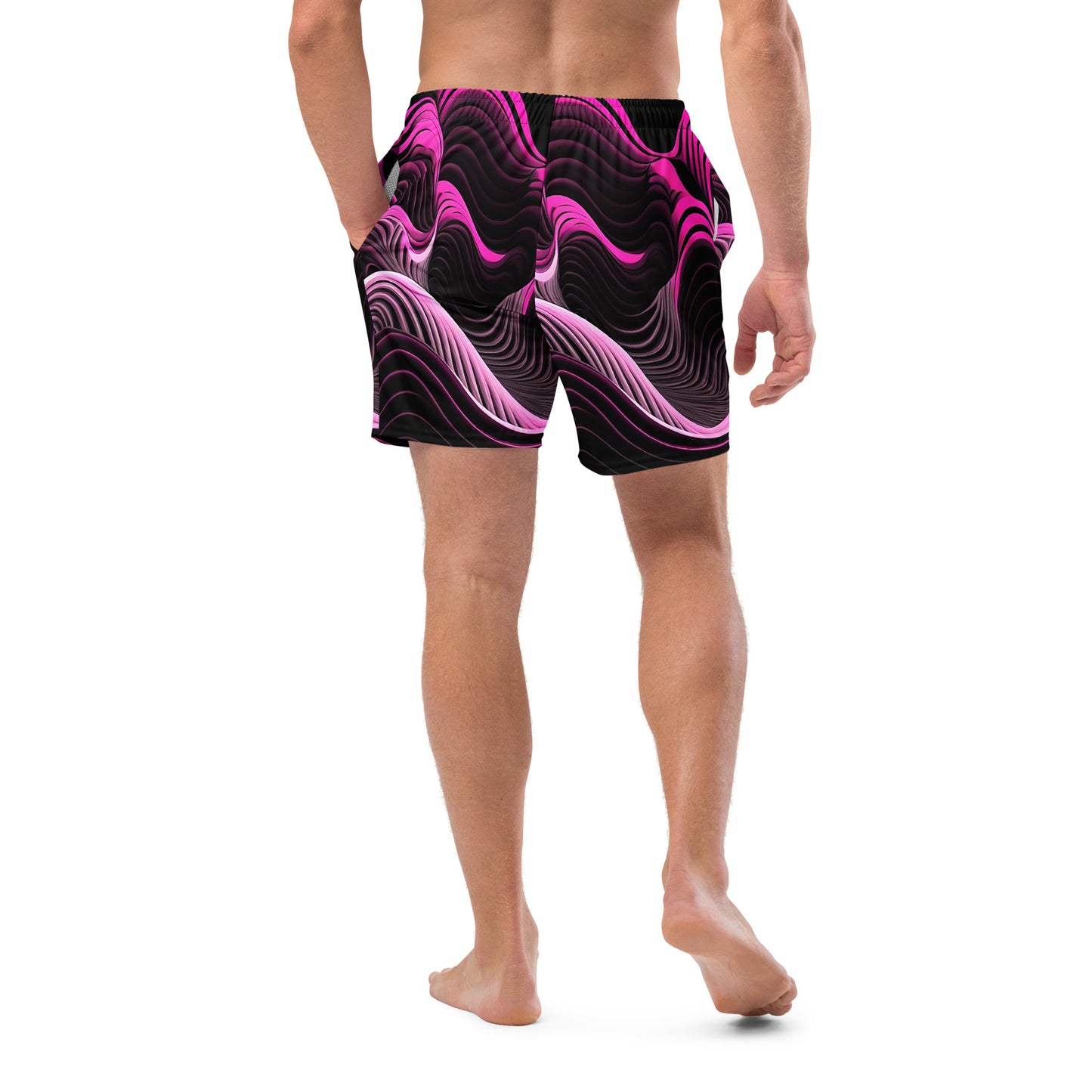 EzPanda™ Emotion Waves: Men's Swim Trunks