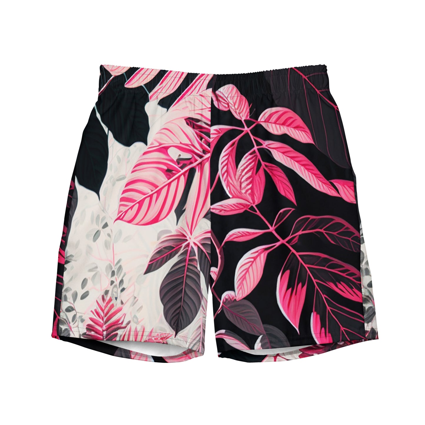 EzPanda™ Neon Jungle Canopy: Men's Swim Trunks