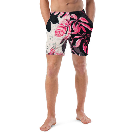 EzPanda™ Neon Jungle Canopy: Men's Swim Trunks