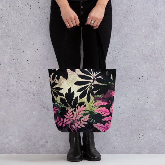 EzPanda™ Neon Jungle Canopy: Stylish Tote Bag