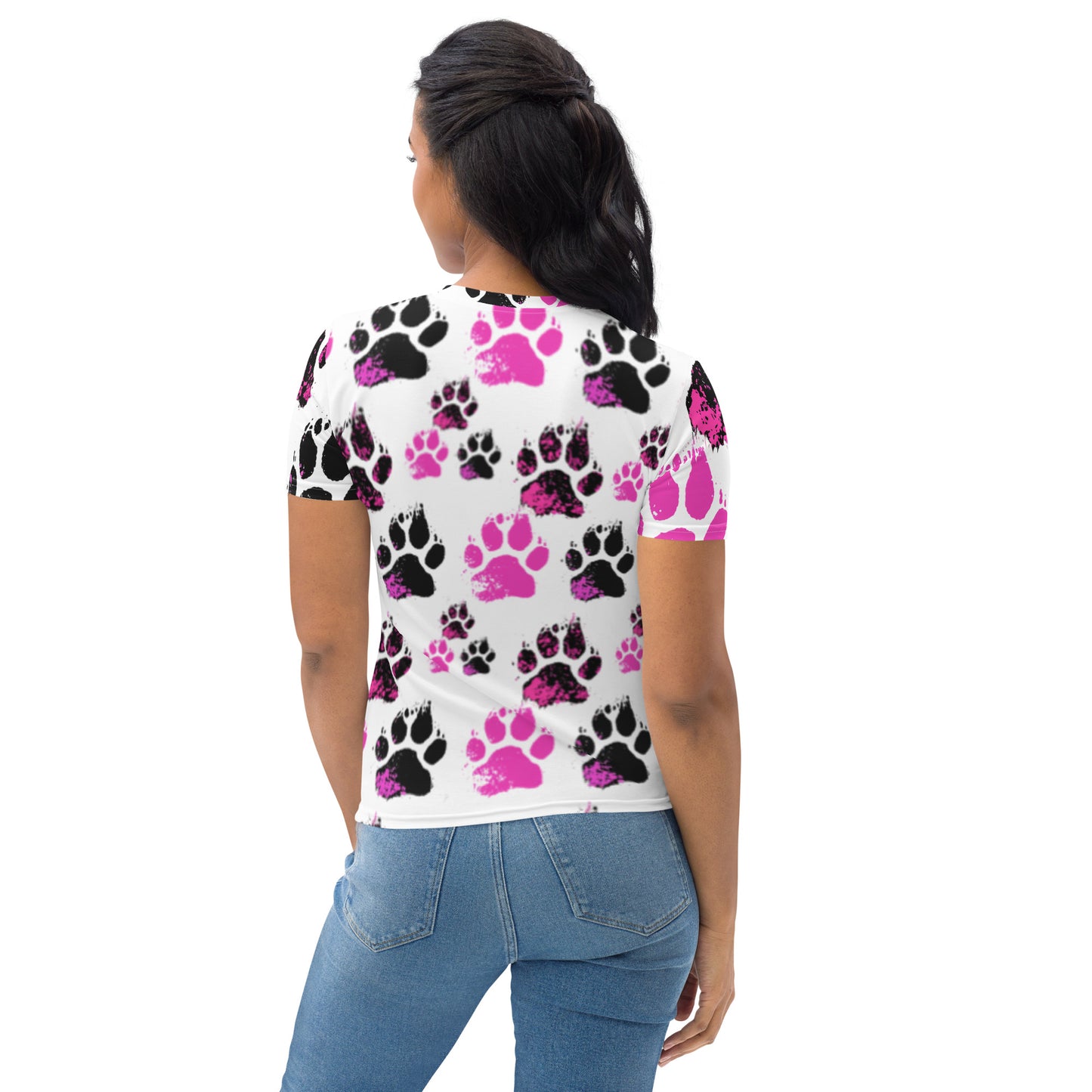 EzPanda™ Neon Paw Parade: Women's Graphic Tee