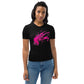 EzPanda™ Neon Wave: Graffiti-Style Power Surge Women's Graphic Crew Neck Tee