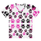 EzPanda™ Neon Paw Parade: Women's Graphic Tee