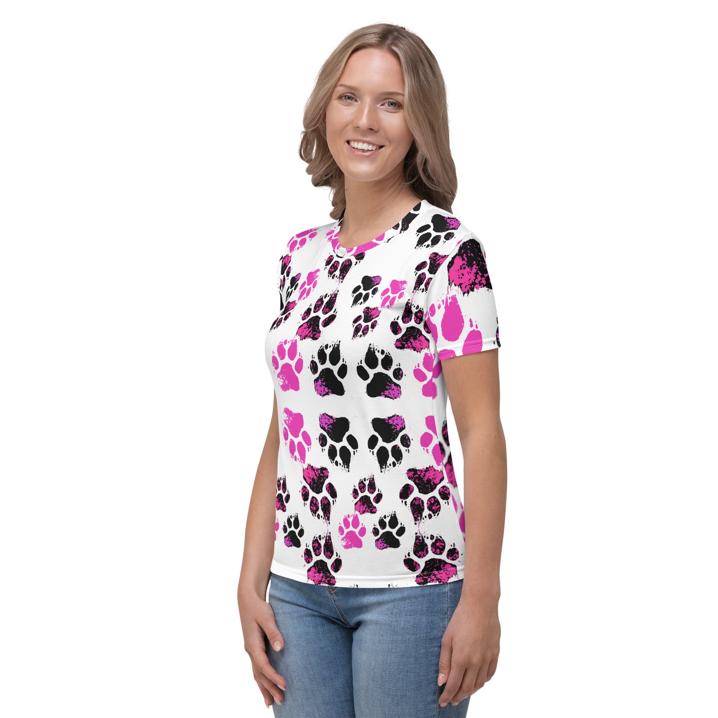 EzPanda™ Neon Paw Parade: Women's Graphic Tee