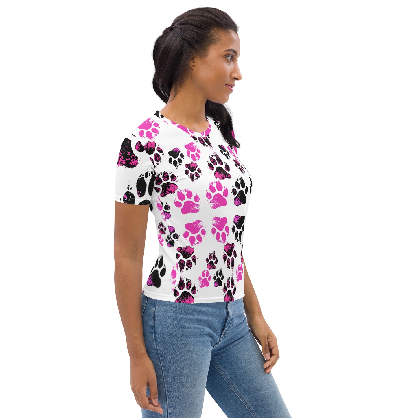 EzPanda™ Neon Paw Parade: Women's Graphic Tee