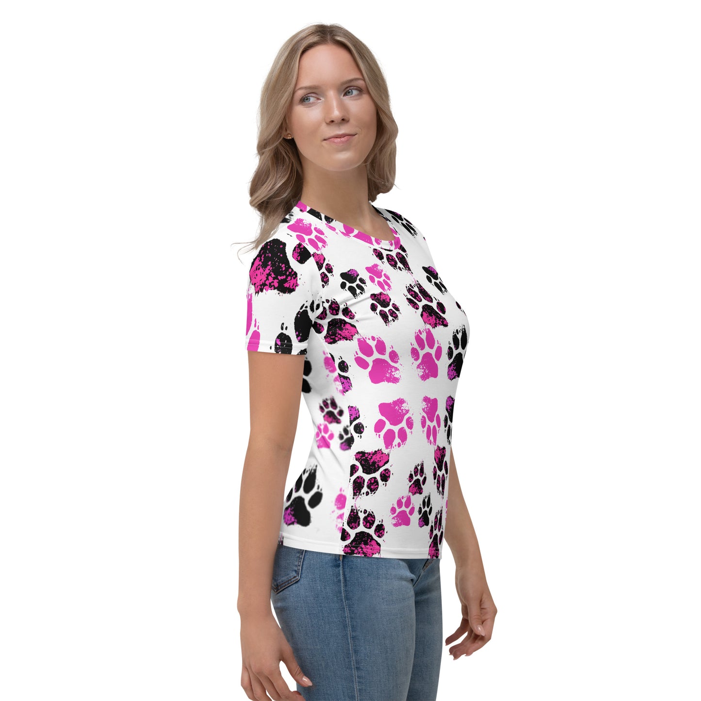 EzPanda™ Neon Paw Parade: Women's Graphic Tee