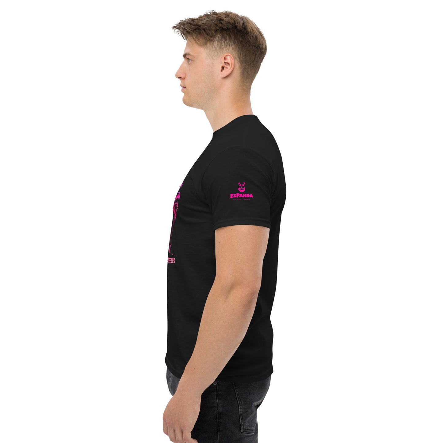 EzPanda™ Pink Palms: Men's Graphic Tee