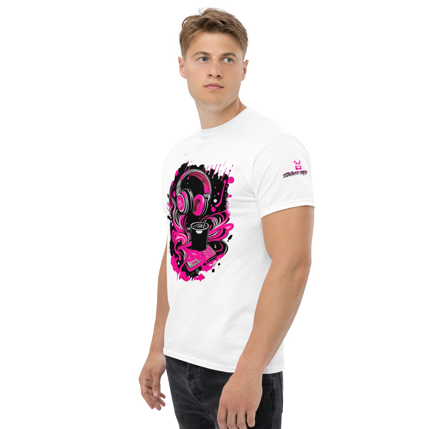 EzPanda™ Neon Team WFH Base: Men’s Graffiti Tee