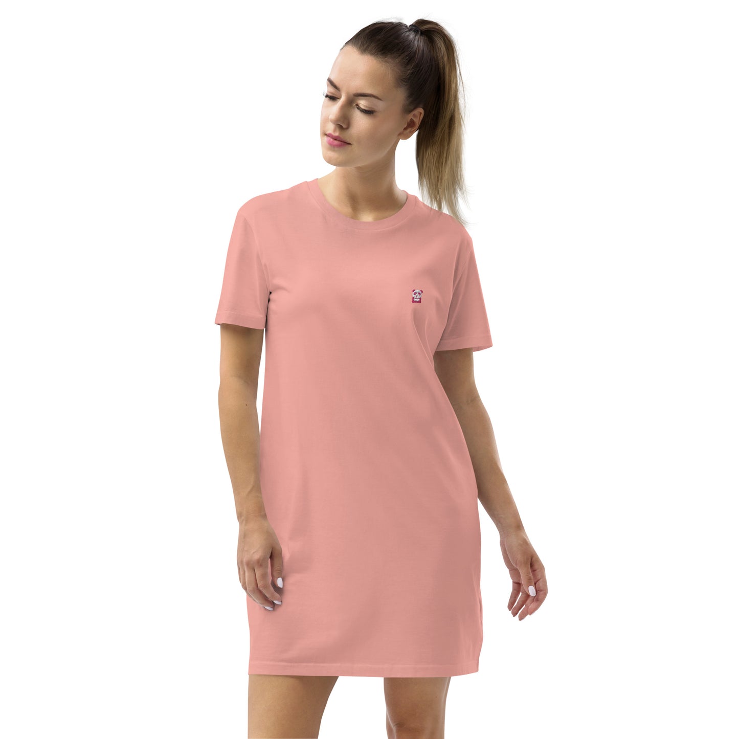 EzPanda™ Women's Eco-Friendly Cotton T-Shirt Dress (Original Logo)