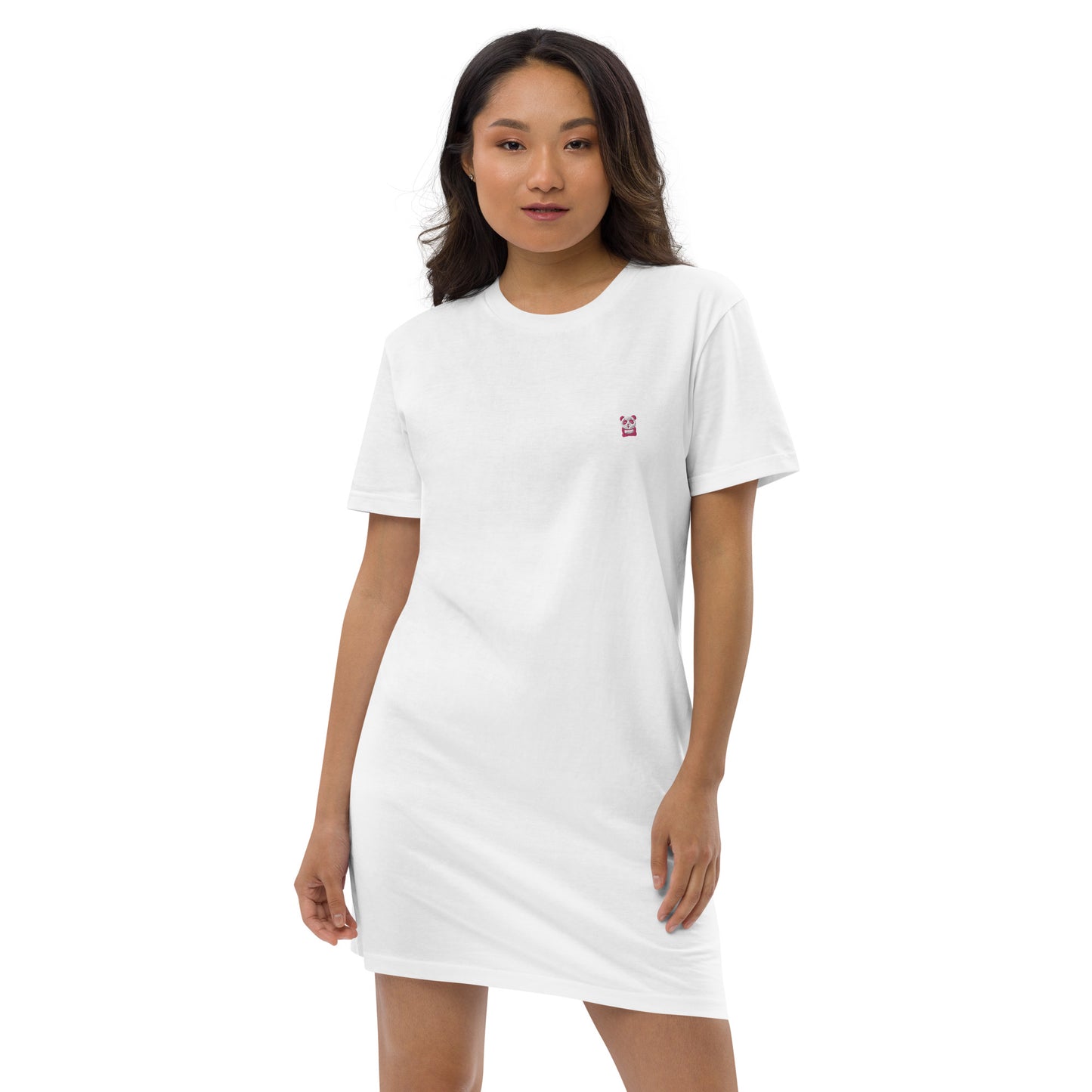 EzPanda™ Women's Eco-Friendly Cotton T-Shirt Dress (Original Logo)