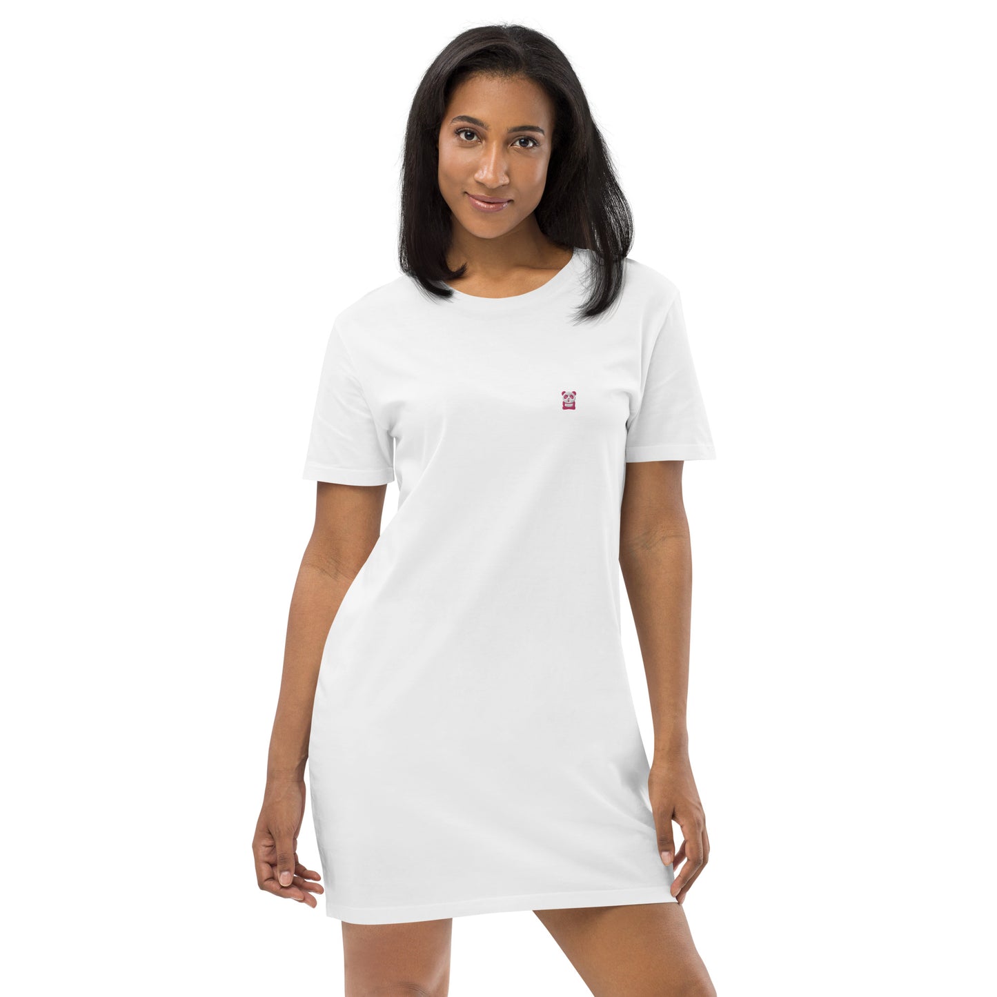 EzPanda™ Women's Eco-Friendly Cotton T-Shirt Dress (Original Logo)