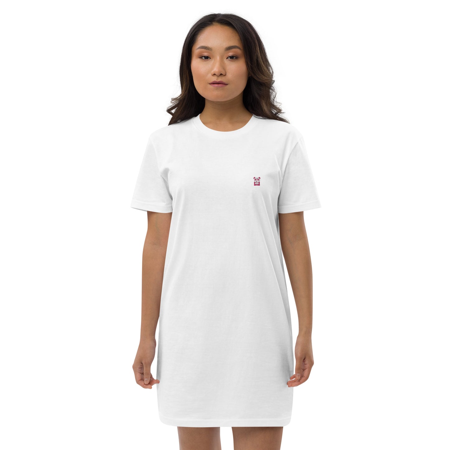 EzPanda™ Women's Eco-Friendly Cotton T-Shirt Dress (Original Logo)