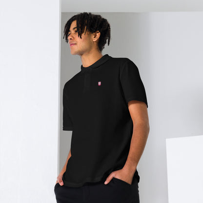 EzPanda™ Chic Noir: Unisex Pique Polo Shirt