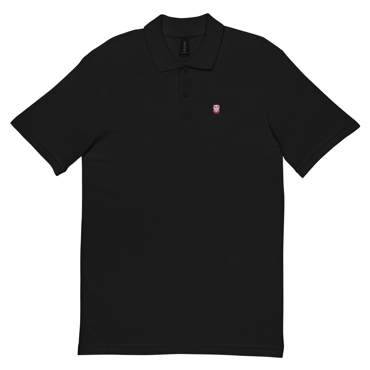 EzPanda™ Chic Noir: Unisex Pique Polo Shirt