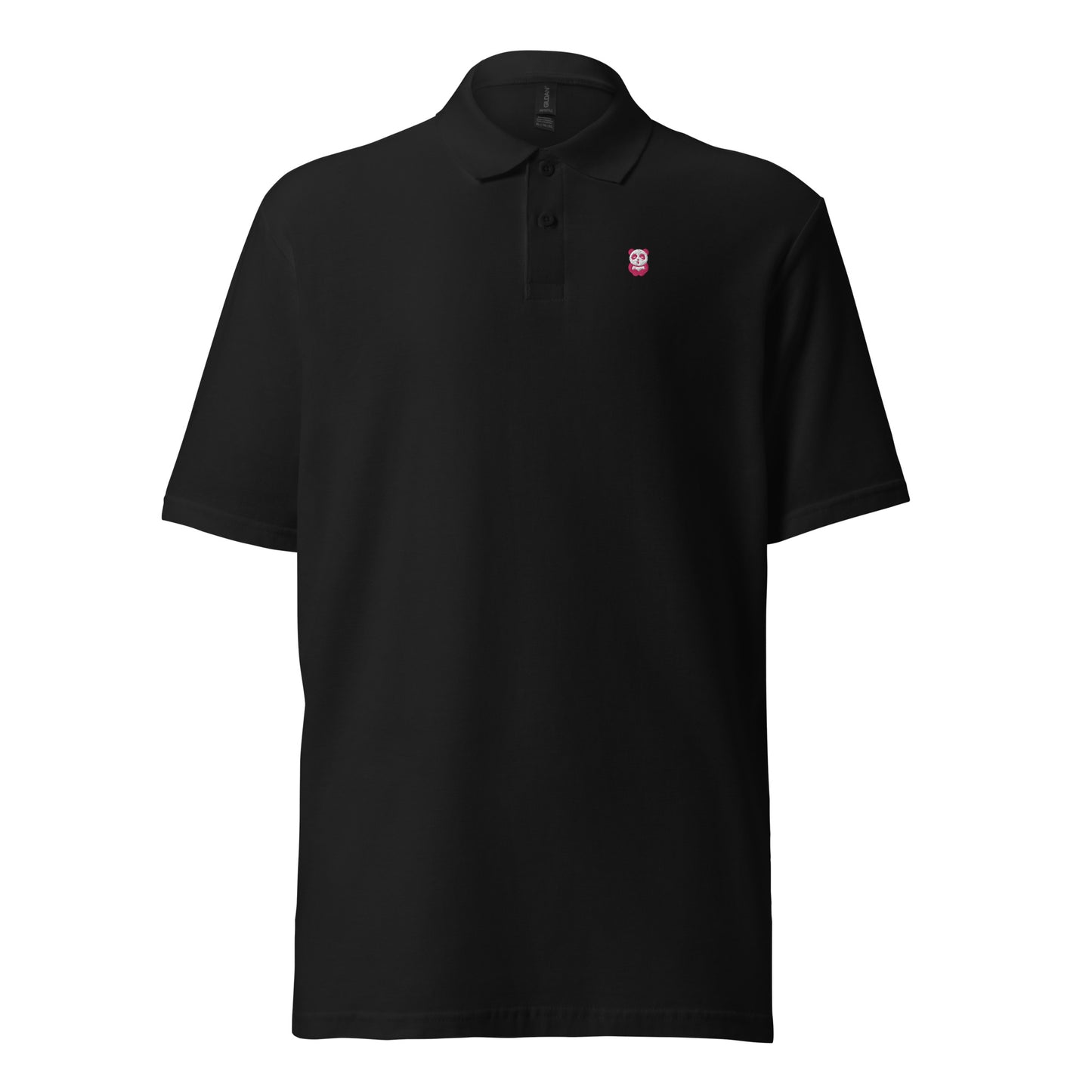 EzPanda™ Chic Noir: Unisex Pique Polo Shirt