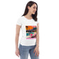 EzPanda™ Neon Poolside Reverie: Women's Eco-Friendly Graphic Tee