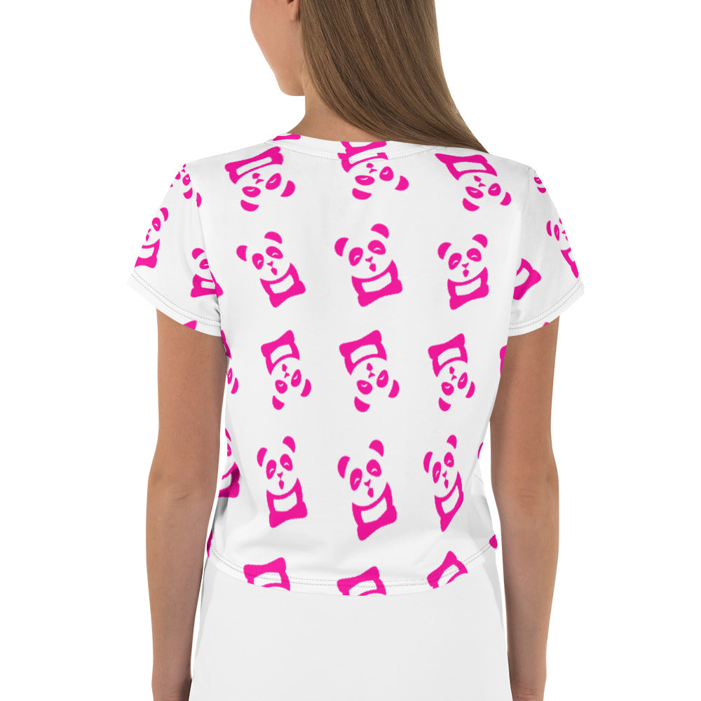 EzPanda™ Women's All-Over Tohpoh™ Print Crop Tee