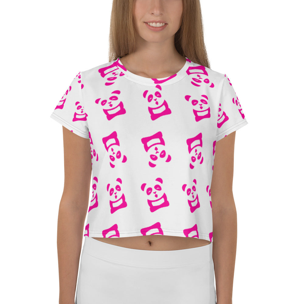 EzPanda™ Women's All-Over Tohpoh™ Print Crop Tee