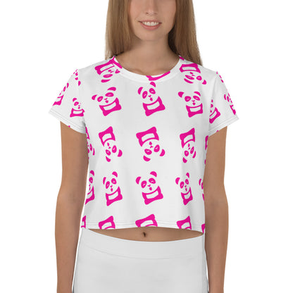 EzPanda™ Women's All-Over Tohpoh™ Print Crop Tee