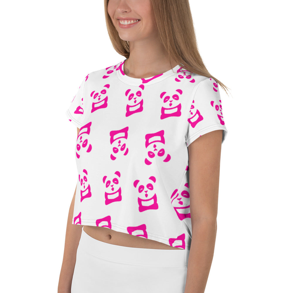 EzPanda™ Women's All-Over Tohpoh™ Print Crop Tee