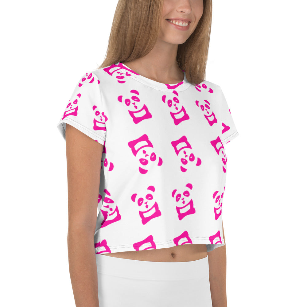 EzPanda™ Women's All-Over Tohpoh™ Print Crop Tee