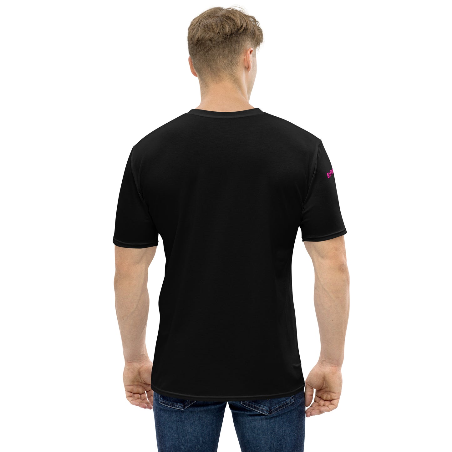 EzPanda™ Unisex Crew Neck T-Shirt (Original Half Logo - Black)