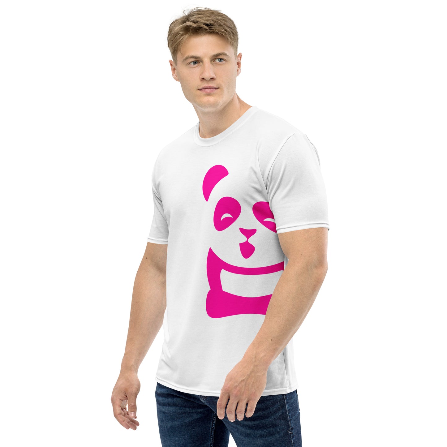 EzPanda™ Unisex Crew Neck T-Shirt (Original Half Logo)