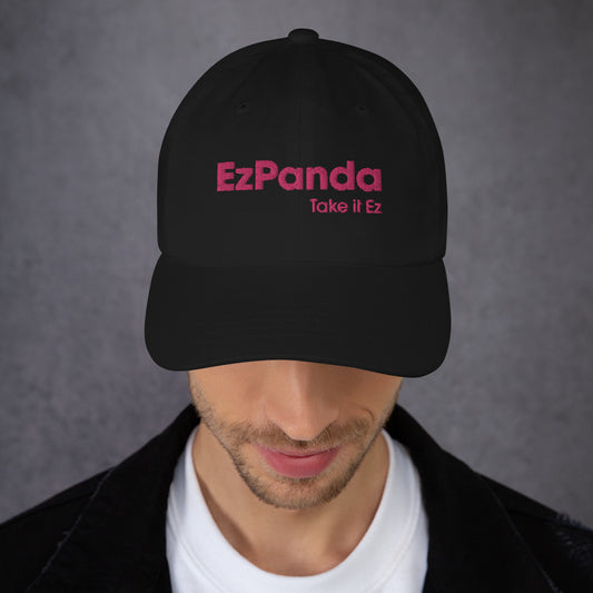 EzPanda™ Classic Baseball Cap (Original Name Logo + Slogan)