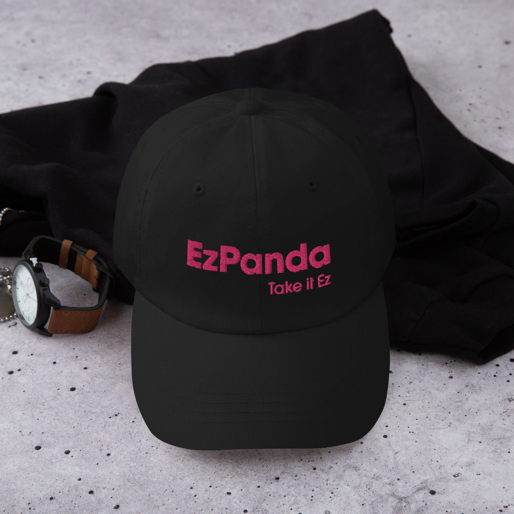 EzPanda™ Classic Baseball Cap (Original Name Logo + Slogan)