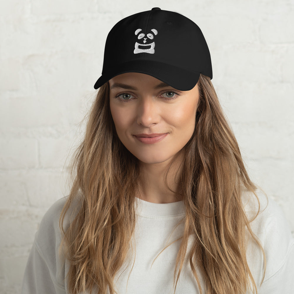 EzPanda™ Classic Baseball Cap (Original Logo - Transparent White)