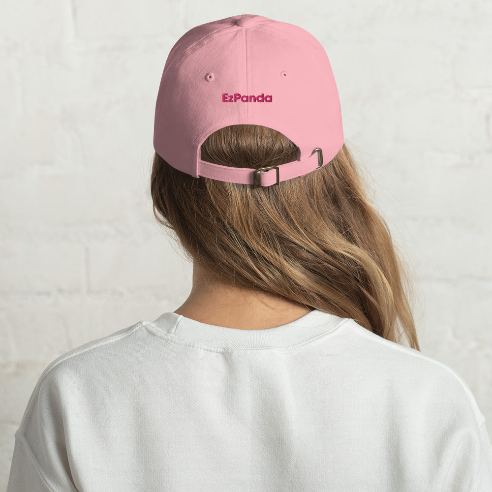 EzPanda™ Classic Baseball Cap (Alternate Logo - Transparent Pink)