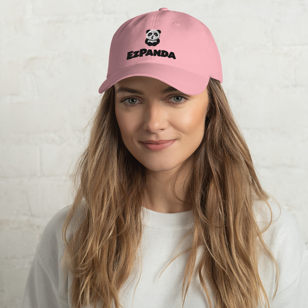 EzPanda™ Classic Baseball Cap (Alternate Logo + Name - Black)