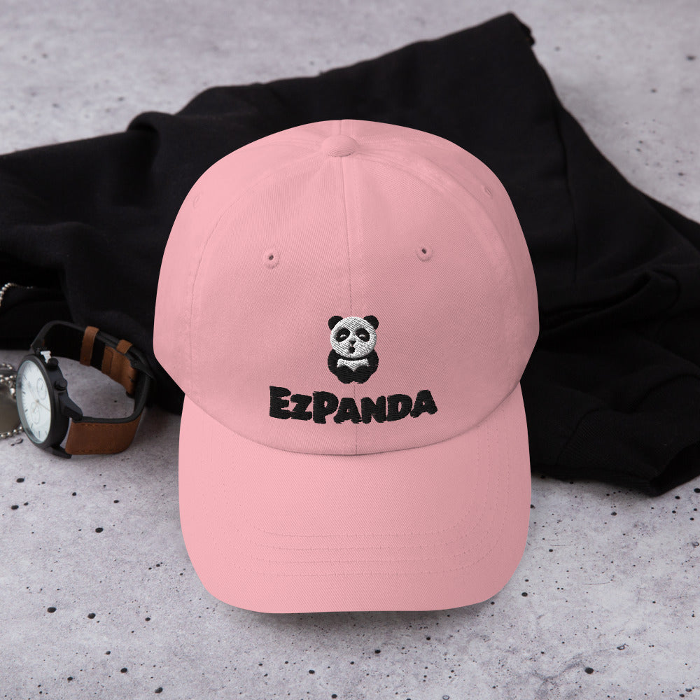 EzPanda™ Classic Baseball Cap (Alternate Logo + Name - Black)