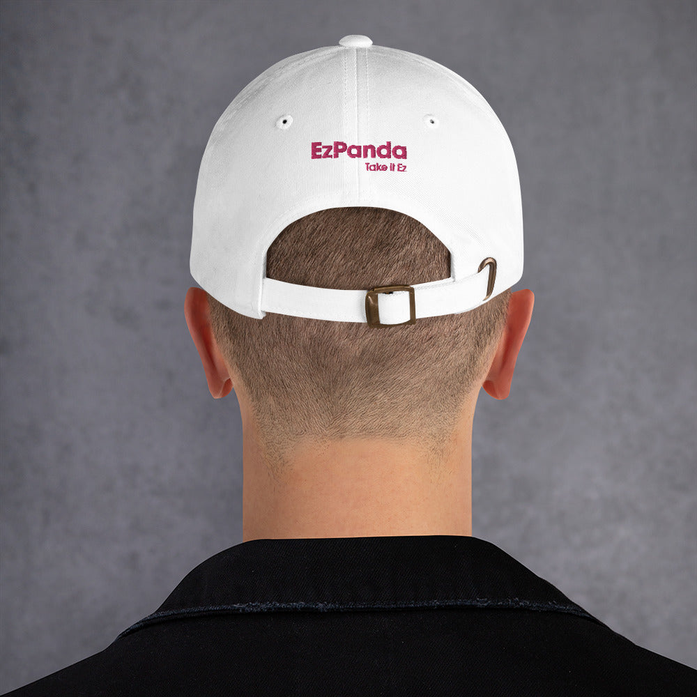 EzPanda™ Classic Baseball Cap (Alternate Logo + Name - Transparent Pink)