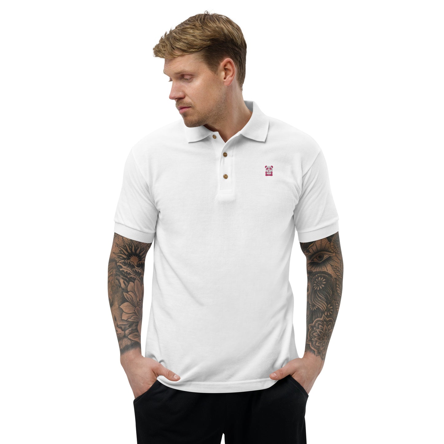 EzPanda™ Men's Classic Polo Shirt (Original Logo)