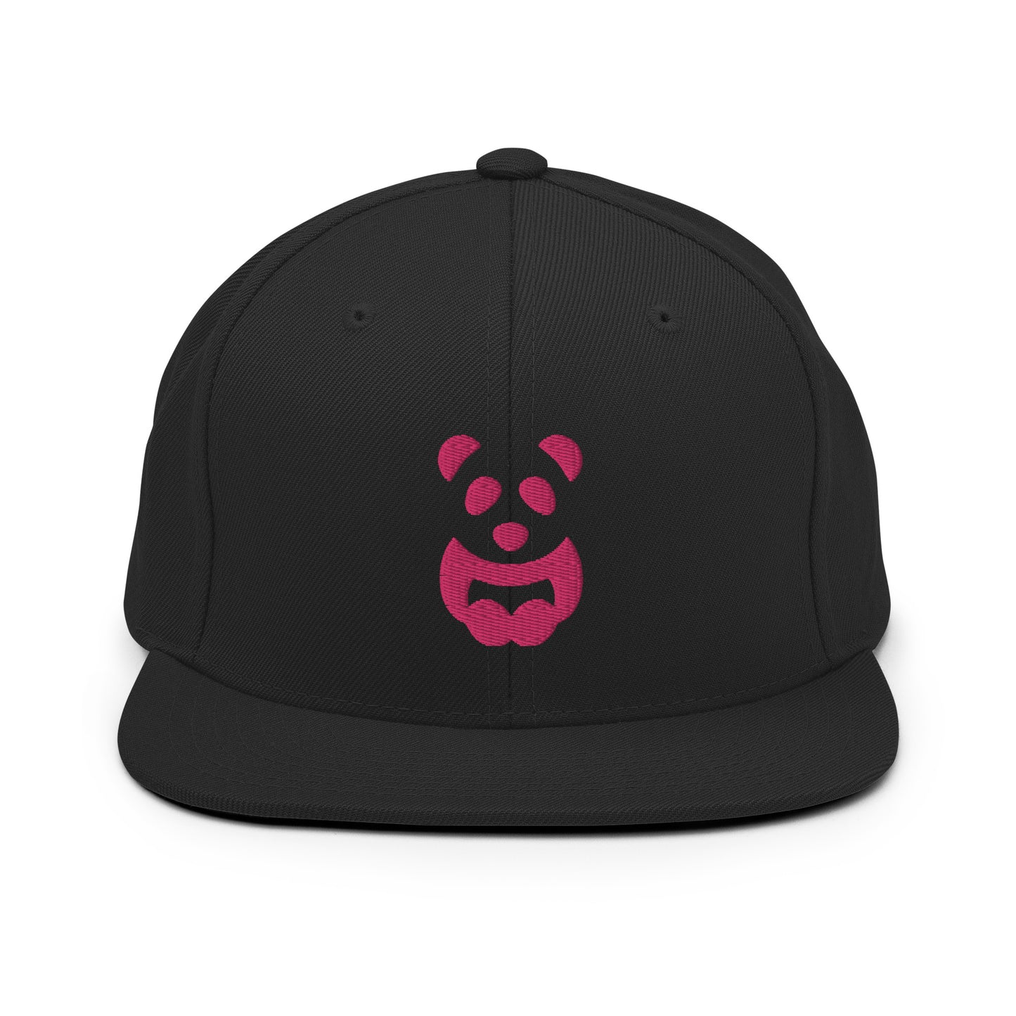 EzPanda™ Classic Snapback Hat (Alternate Logo - Transparent Pink - 3D Puff)