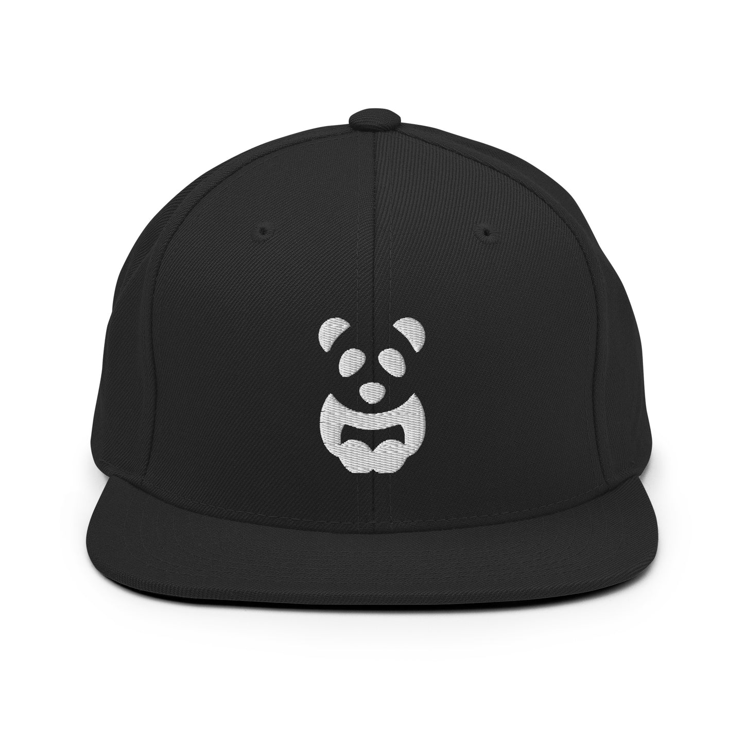 EzPanda™ Classic Snapback Hat (Alternate Logo - Transparent White - 3D Puff)