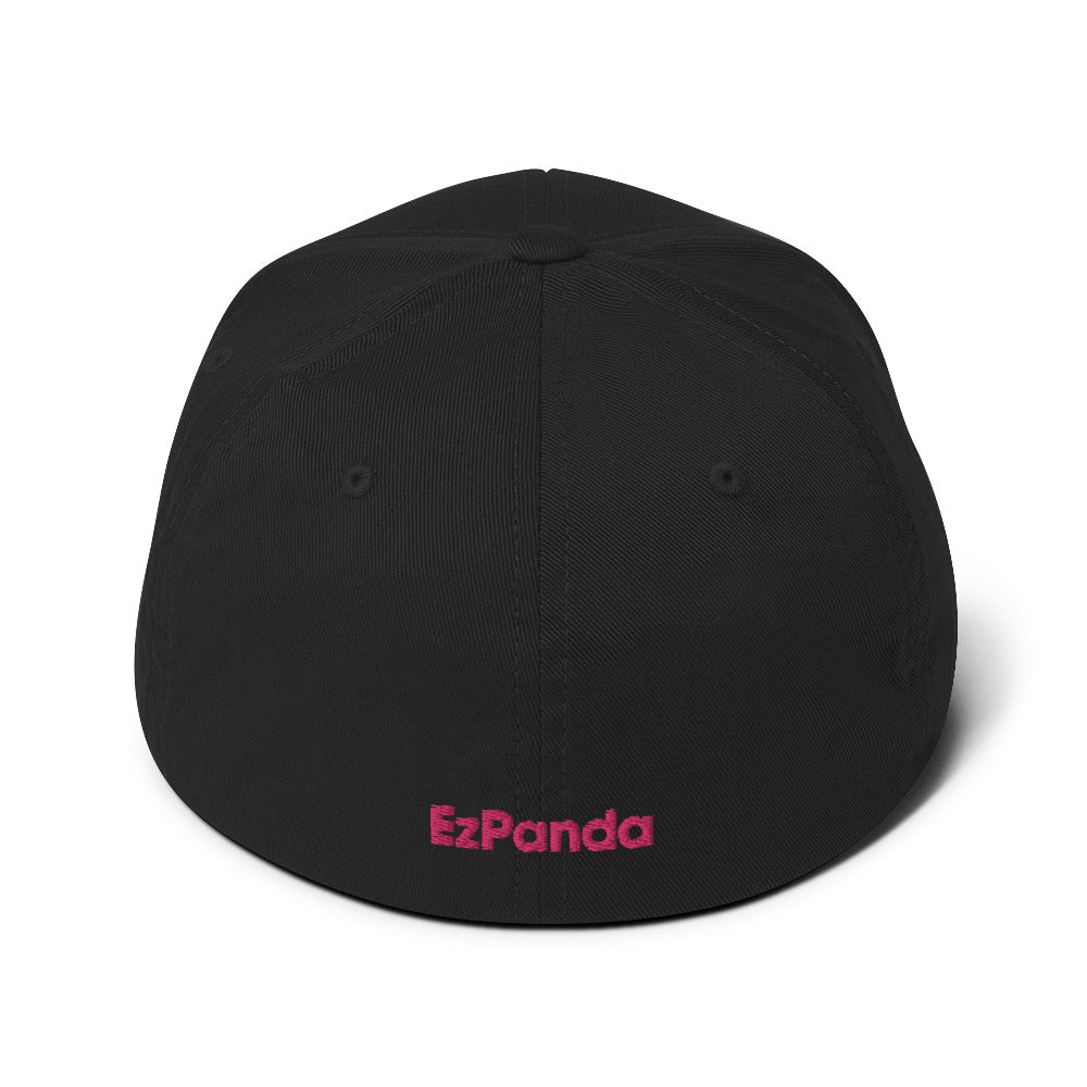 EzPanda™ Classic Closed-Back Cap (Original Logo - Transparent Pink)