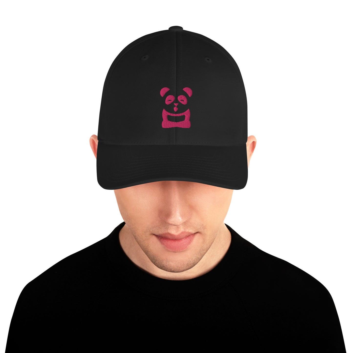 EzPanda™ Classic Closed-Back Cap (Original Logo - Transparent Pink)