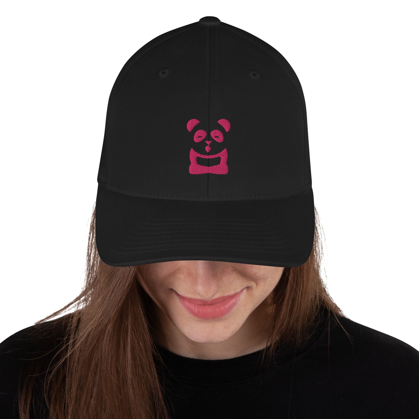 EzPanda™ Classic Closed-Back Cap (Original Logo - Transparent Pink)