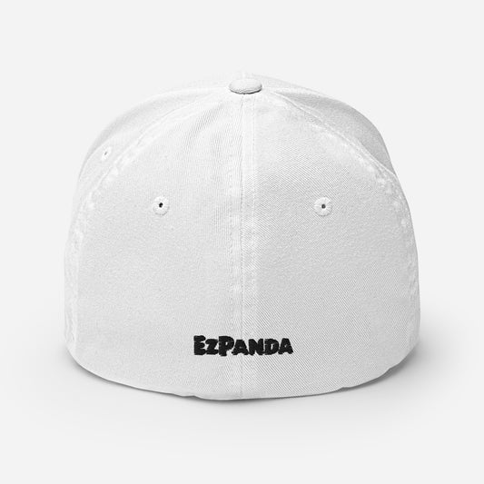 EzPanda™ Classic Closed-Back Cap (Alternate Logo - Black and White)