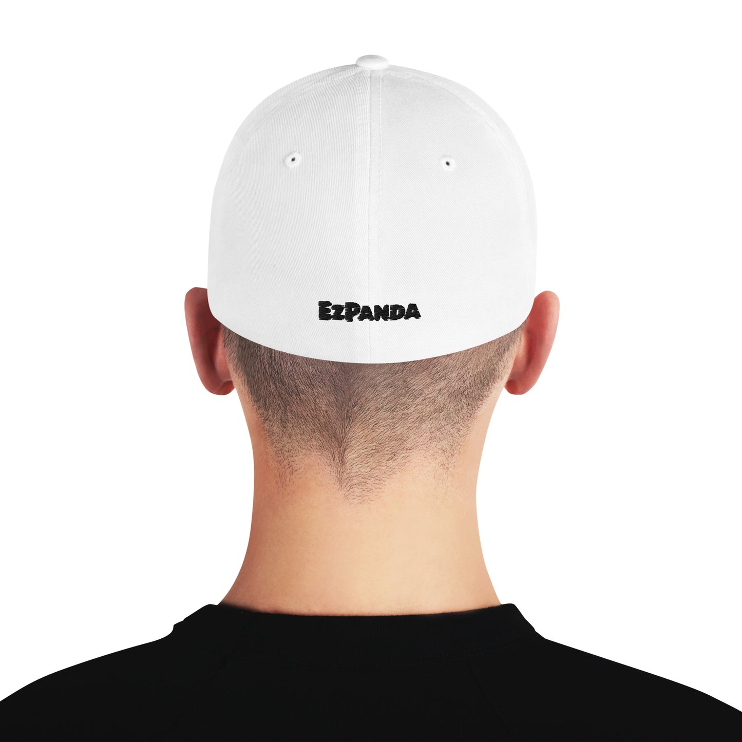 EzPanda™ Classic Closed-Back Cap (Alternate Logo - Black and White)